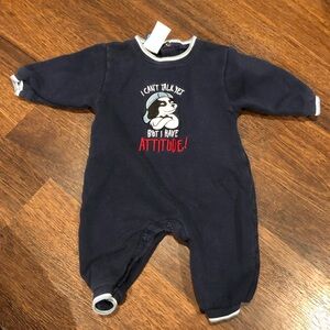 Vintage Little Big Dog romper - Newborn